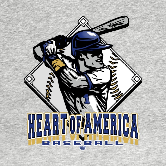 Heart of America Forever Baseball Diamond by MudgeSportswear